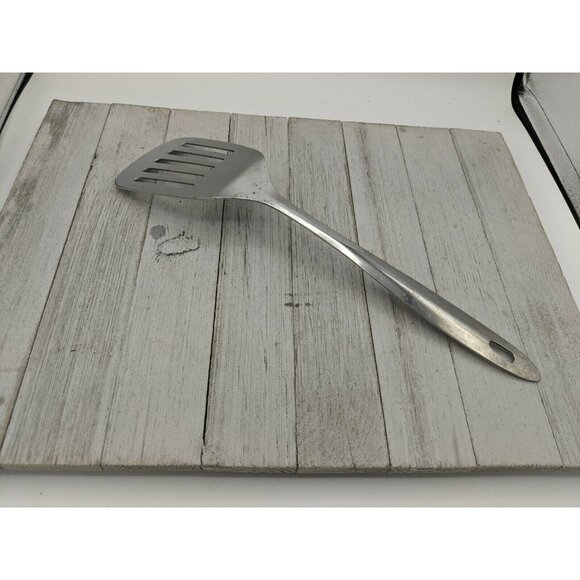Stainless Steel 13” Slotted Spatula Solid Stainless Steel India - Picture 6 of 9